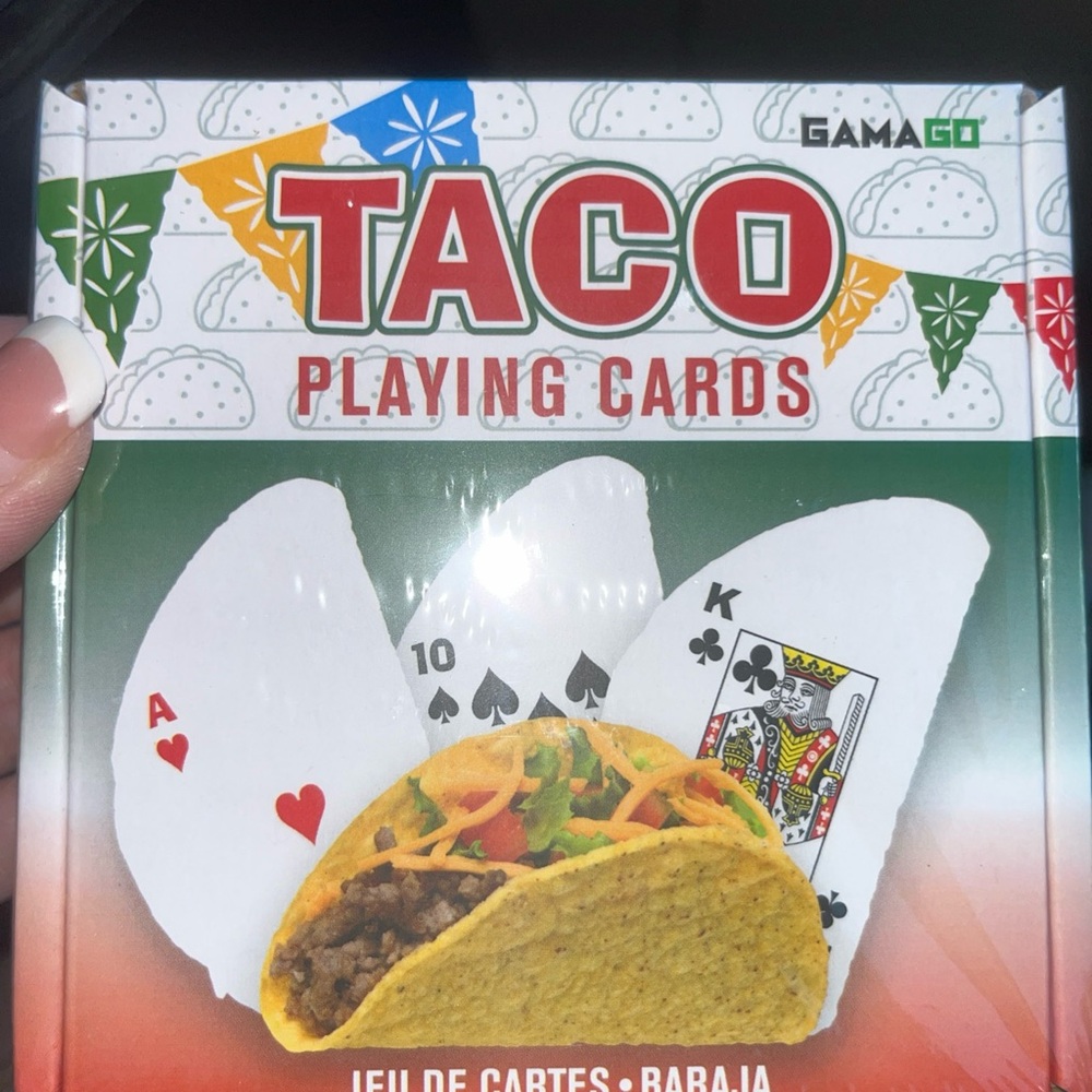 Taco Playing Cards Red and Green Festive Card Game